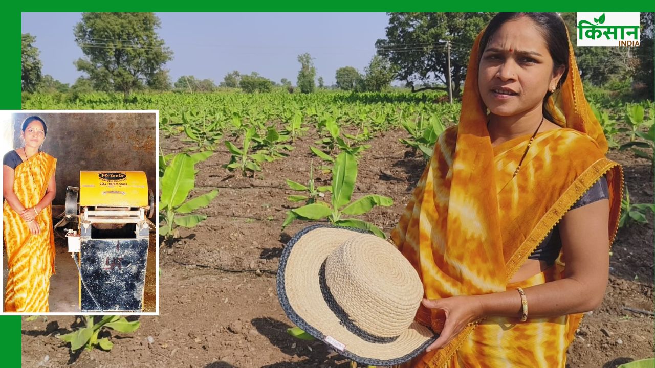 केले के रेशों से बुनी टोपी पहुंची लंदन, बुरहानपुर की अनुसुईया बनीं मिसाल