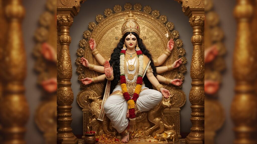 Maa Brahmacharini Katha: मां ब्रह्मचारिणी की आराधना के लिए पूजा सामग्री में कलश, नारियल, आम्रपत्र, रोली, अक्षत, पंचामृत, पुष्पमाला, बेलपत्र, दीपक और धूपबत्ती शामिल होनी चाहिए. इन सबका प्रयोग न केवल विधि-विधान पूरा करता है बल्कि साधक को मानसिक शांति और दिव्य ऊर्जा का अनुभव भी कराता है.