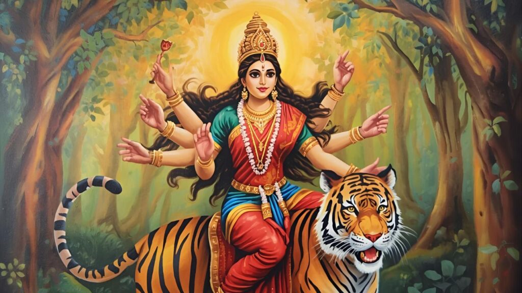 Shardiya Navratri: नवरात्रि के दौरान केवल सात्विक भोजन ही करें. व्रत रखने वालों को फलों, कुट्टू के आटे, समा के चावल और सेंधा नमक का ही सेवन करना चाहिए. इसके साथ ही चमड़े से बनी वस्तुएं जैसे बेल्ट, जूते और पर्स का उपयोग न करें.