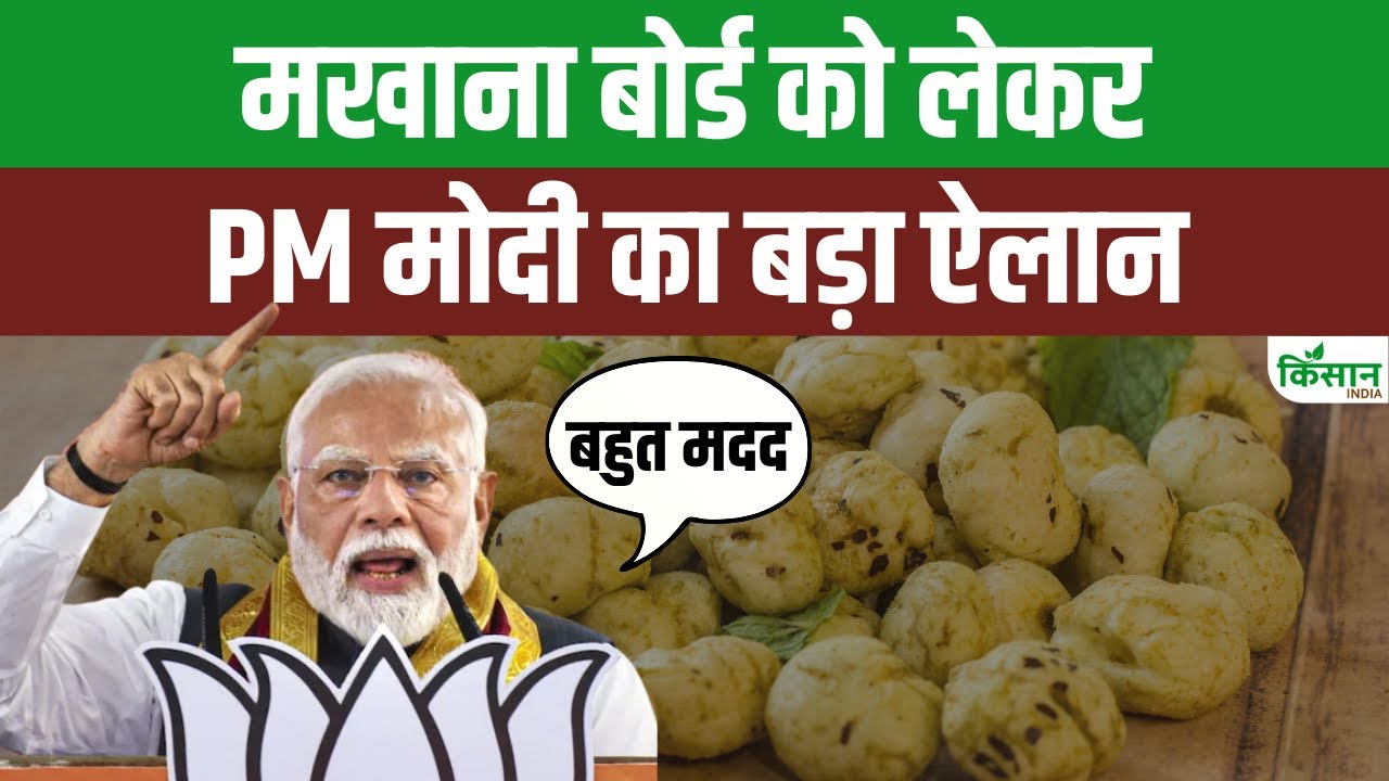 बिहार को पीएम मोदी ने दी 40 करोड़ की सौगात, कहा- हमारी सरकार ने मखाना को प्राथमिकता दी
