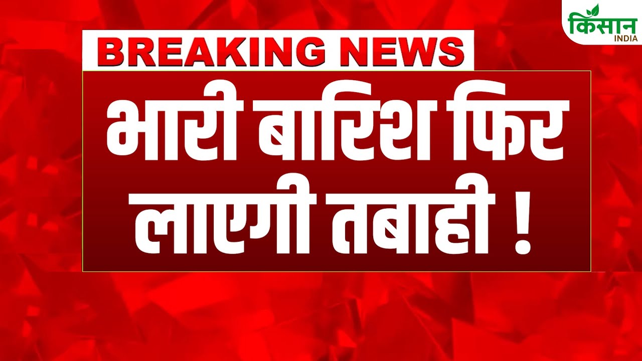 Weather Update: फिर से भारी बारिश का अलर्ट, जानिए कहां ज्यादा बरसेंगे बादल