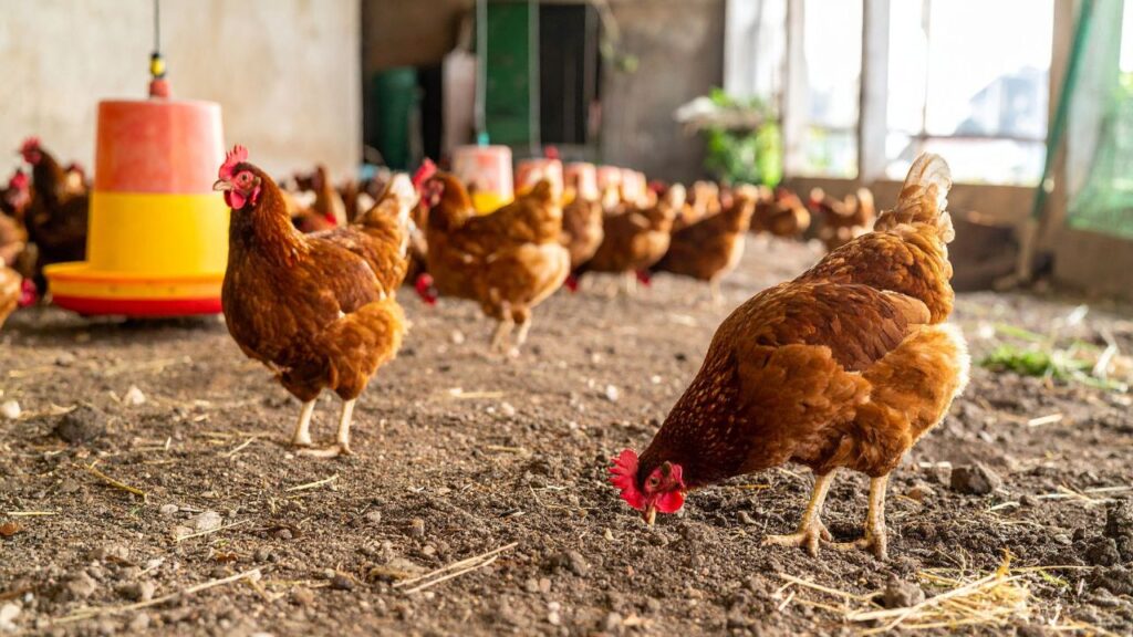 How To Start Poultry Farming: खाने वाला मुर्गा लगभग 6 महीने में बिक्री लायक हो जाता है. इसे पालने में ₹100 का खर्च आता है जबकि बाजार में ₹600 तक का दाम मिलता है. यानी सिर्फ एक मुर्गे से ₹500 का मुनाफा आसानी से कमाया जा सकता है.