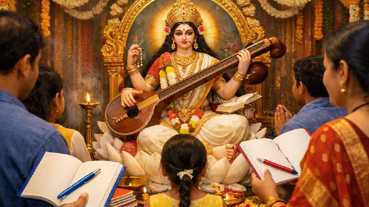 Basant Panchami: राजस्थान का अनोखा सरस्वती मंदिर, जहां प्रसाद नहीं बल्कि भोग में चढ़ती हैं पेन-कॉपी