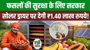 किसानों के लिए खुशखबरी, सोलर ड्रायर पर 1.40 लाख सब्सिडी, फसल खराब नहीं होगी और मुनाफा होगा दोगुना किसानों के लिए खुशखबरी, सोलर ड्रायर पर 1.40 लाख सब्सिडी, फसल खराब नहीं होगी और मुनाफा होगा दोगुना