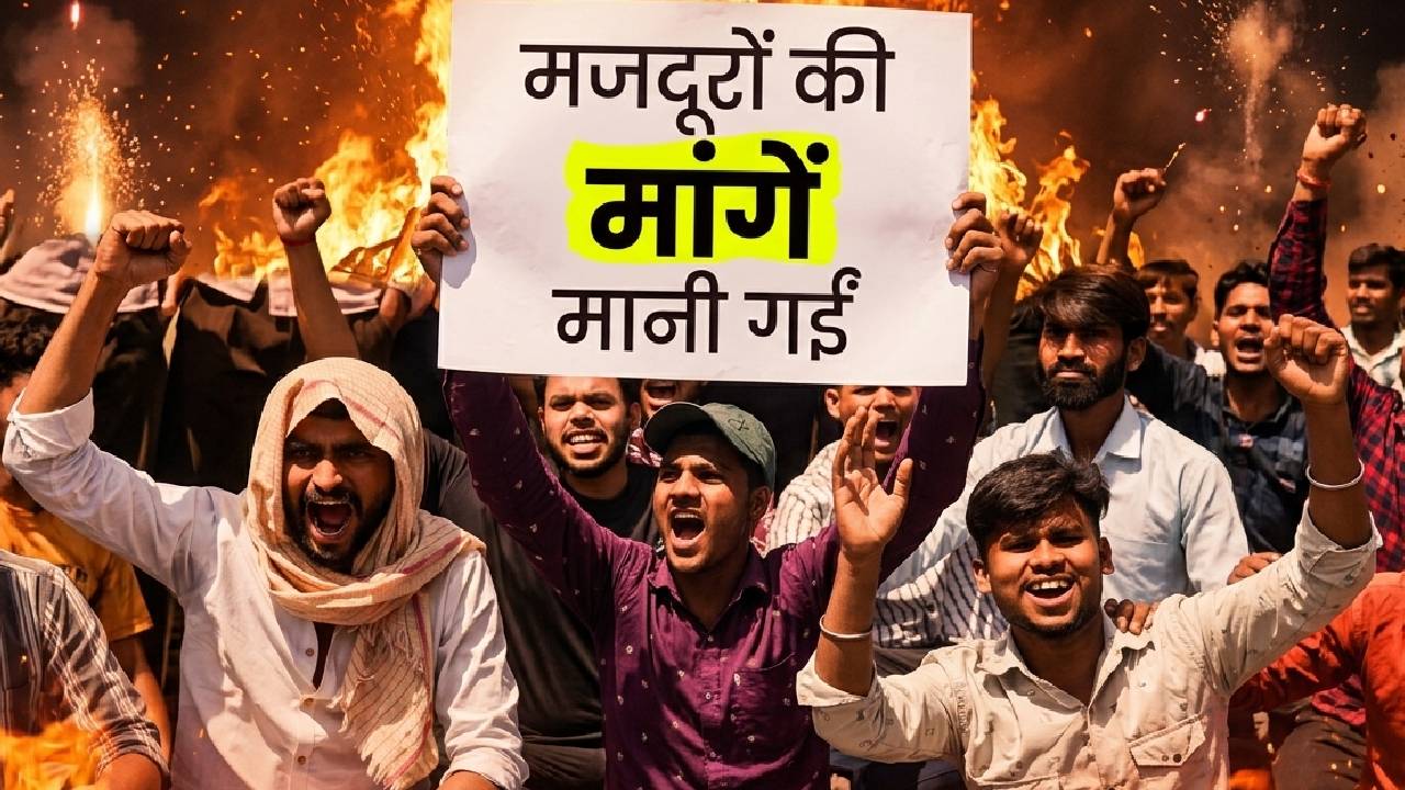 नोएडा-गाजियाबाद में मजदूरों की जीत: विरोध के बाद बढ़ी न्यूनतम मजदूरी, सरकार ने किए बड़े ऐलान