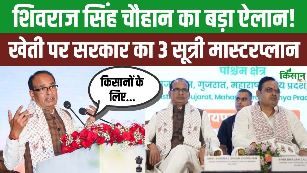 शिवराज सिंह चौहान का बड़ा ऐलान! Food Security से Income तक सरकार का 3 सूत्री मास्टरप्लान!
