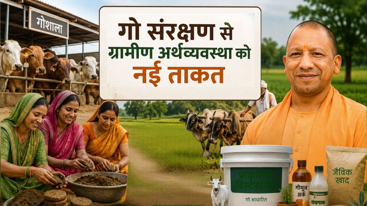 UP में गो संरक्षण से अर्थव्यवस्था को मिली नई रफ्तार! 50 हजार महिलाओं को मिला रोजगार