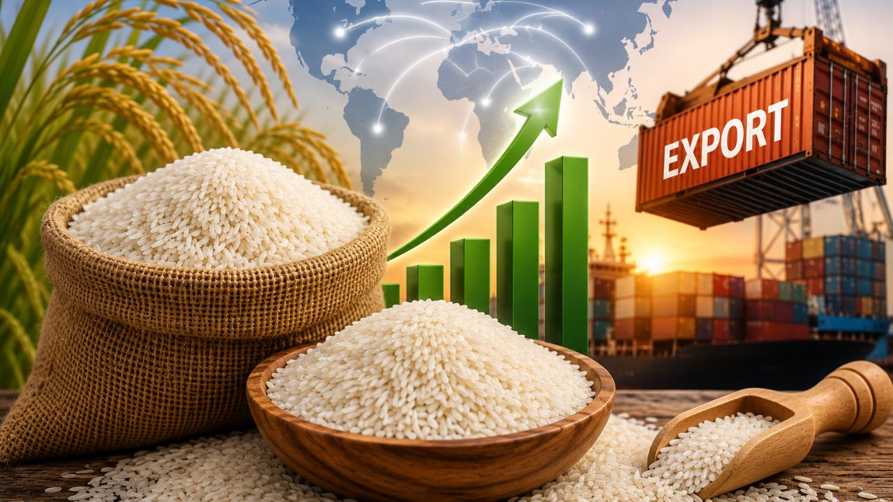 Indian Basmati Rice Export Rises By 7 Point 5 Percent Despite Global Trade Disruptions