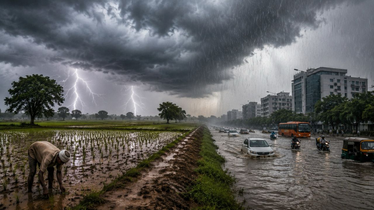 मॉनसून की रफ्तार धीमी, फिर भी बारिश का कहर जारी, उत्तर-पश्चिम भारत में मौसम का बड़ा उलटफेर