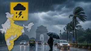 Weather Update: अगले 48 घंटे भारी, 22 राज्यों में आंधी-बारिश का अलर्ट, IMD ने दी चेतावनी Weather Update: अगले 48 घंटे भारी, 22 राज्यों में आंधी-बारिश का अलर्ट, IMD ने दी चेतावनी