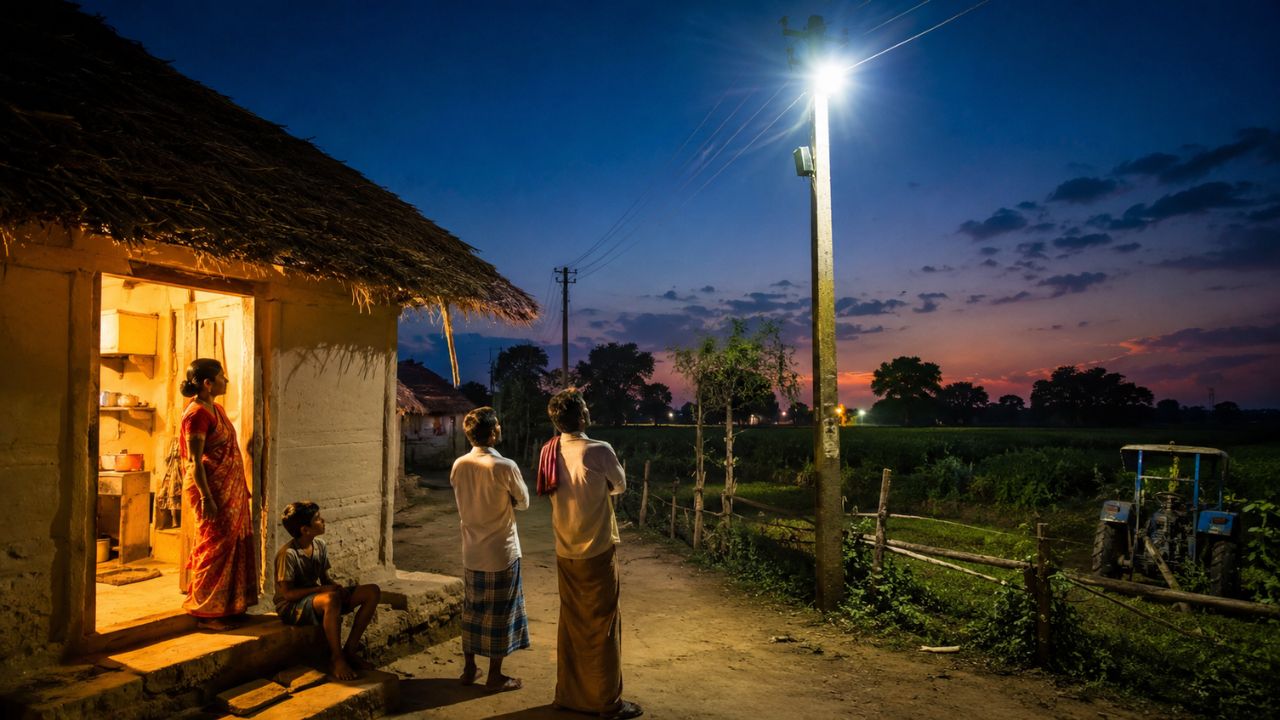 After 78 Years Electricity Reaches Village In Chhattisgarh Farming Education Rural Development