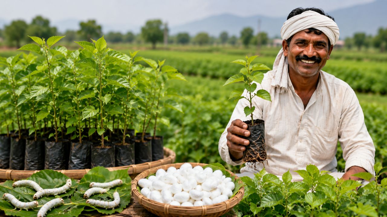 Jammu Kashmir Mulberry Private Nursery Plan To Boost Income Of 27000 Families