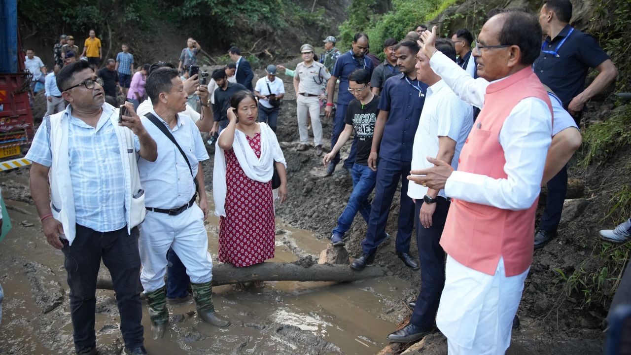 Shivraj Singh Chouhan Arunachal Assam Flood Visit Aerial Survey Delayed Due To Bad Weather