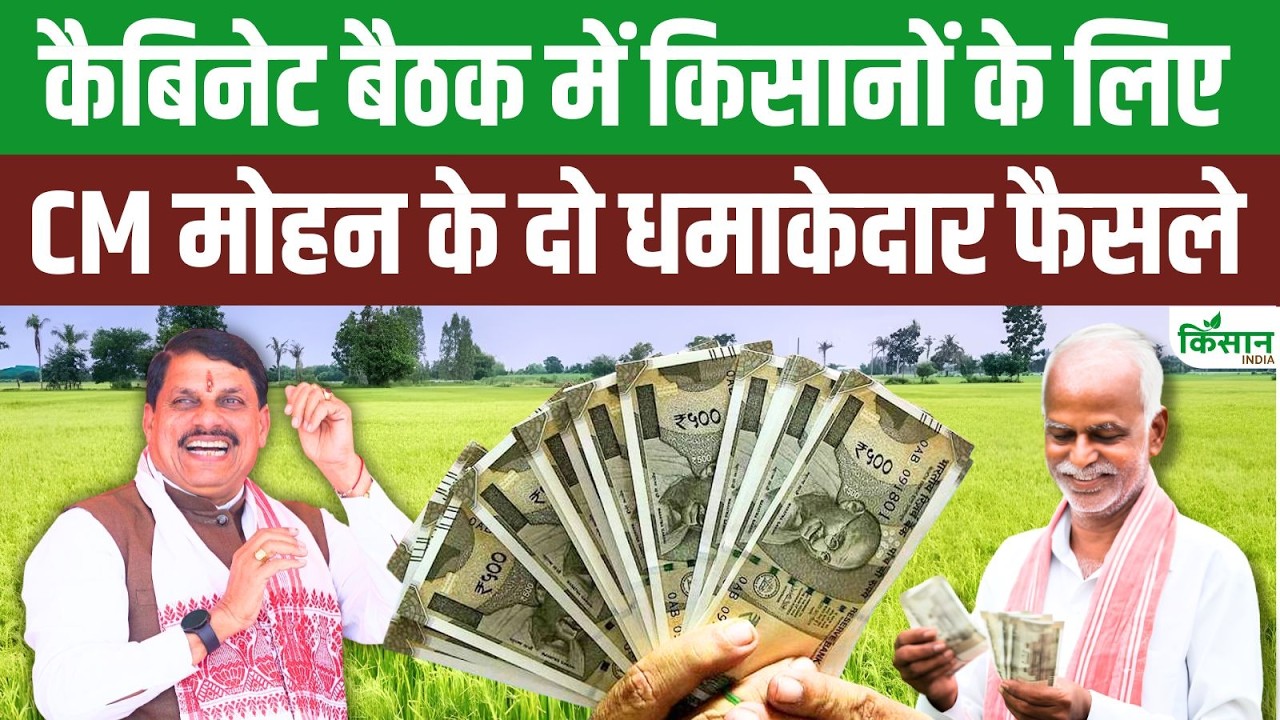 Major Decision Mp Cabinet Farmers And Women Receive A Boost Cm Mohan Yadav Makes Several Key Announcements
