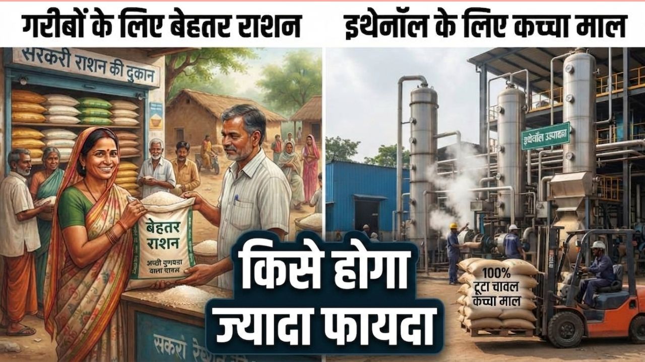 Pds Rice Quality Ration Card Holders Broken Rice To Be Used For Ethanol Analysis Pmgkay Cabinet Decision