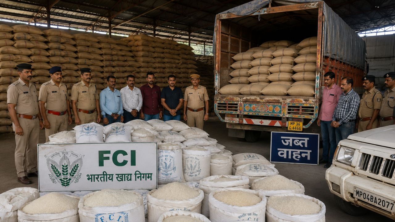 Fci Rice Scam Madhya Pradesh Government Rice Sent Rice Mills Instead Of Ethanol Plants 4 Arrested