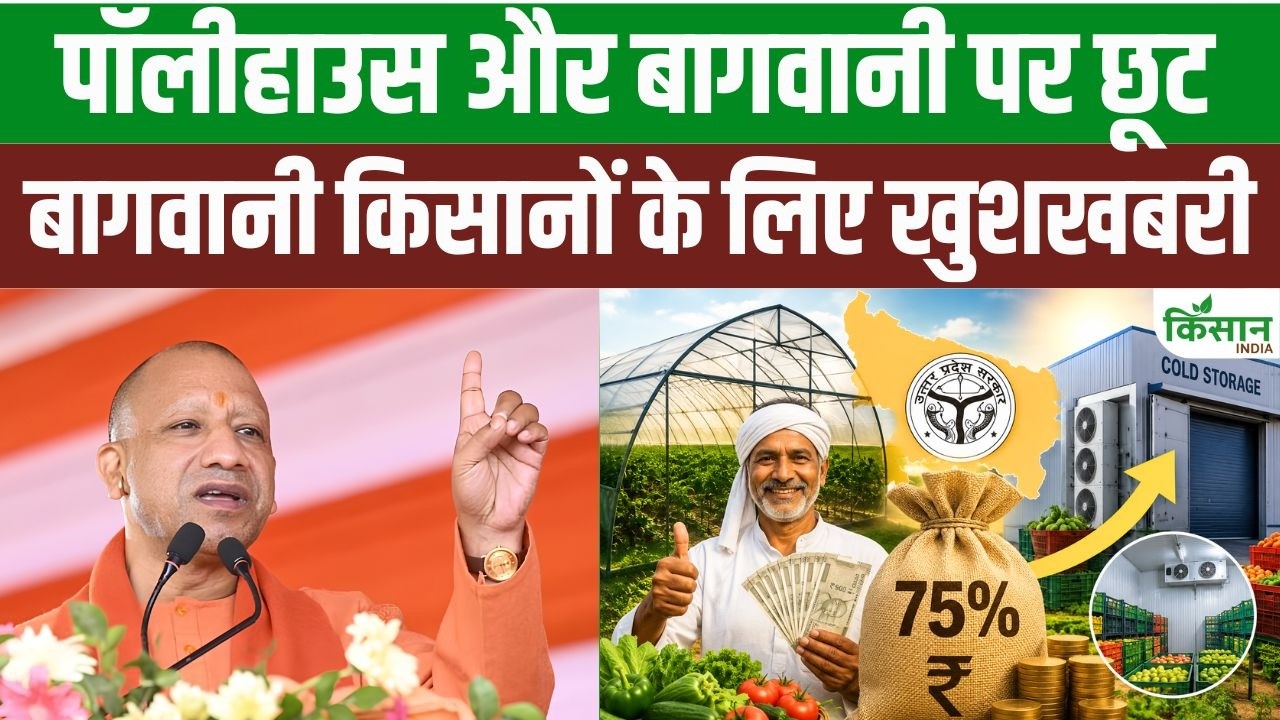Major Boon Farmers In Uttar Pradesh 75 Percent Subsidy Provided For Polyhouses And Cold Storage