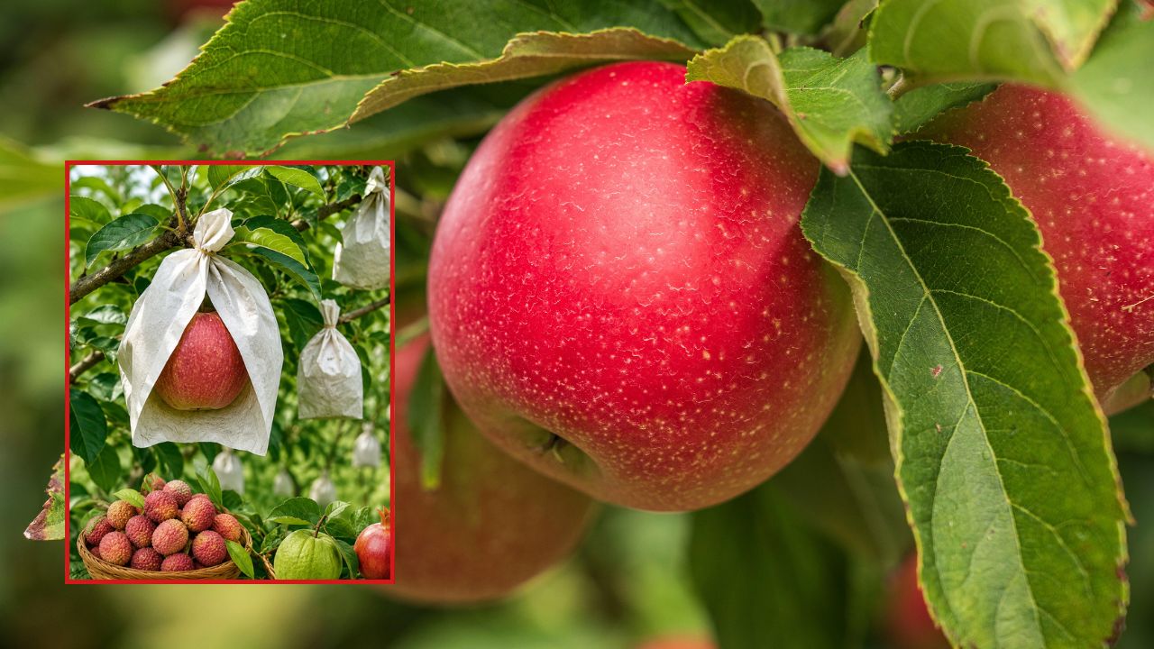 Tips For Farmers Japanese Fruit Bagging Technique To Protect Fruits From Pests Weather