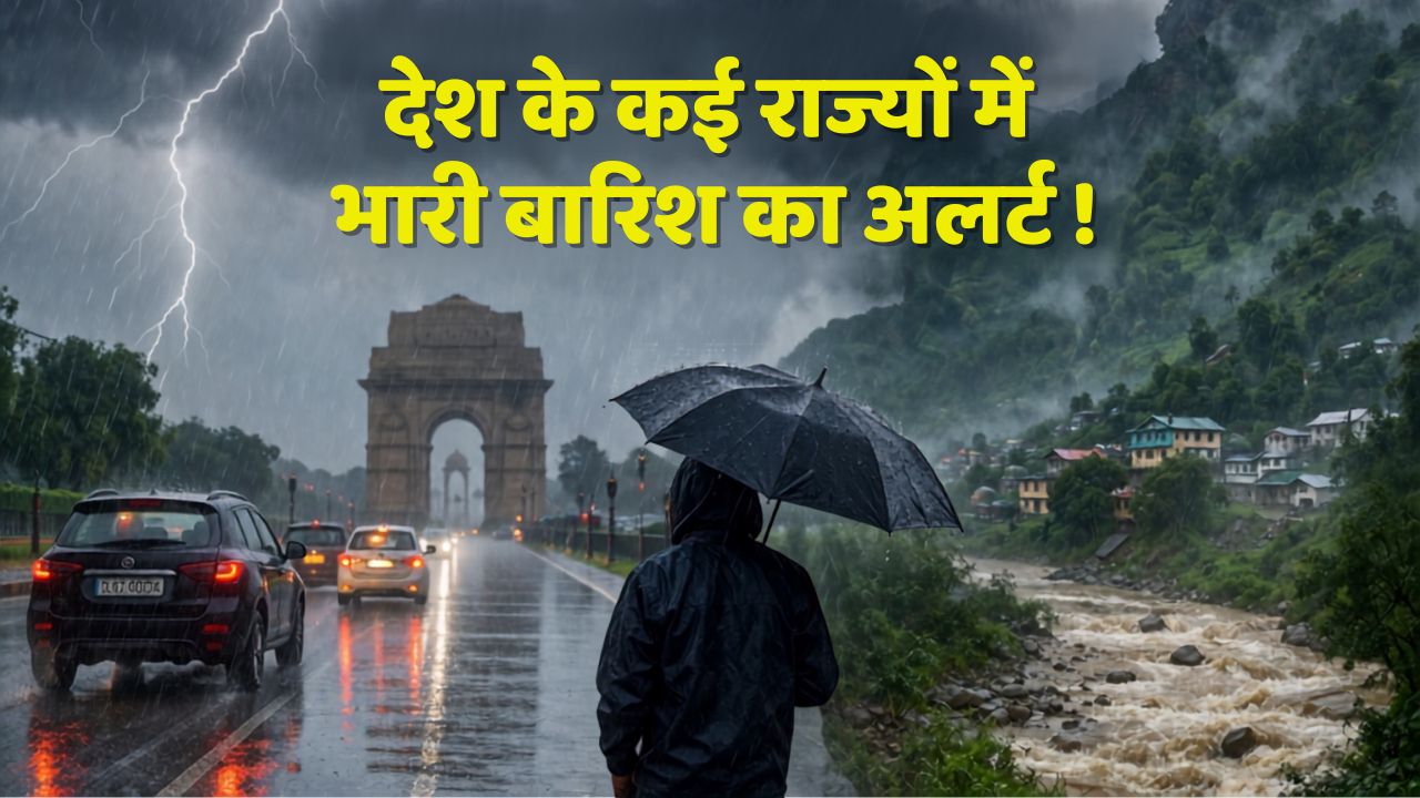 Weather Update Today 17 July Imd Issues Heavy Rain Alert For Delhi Uttar Pradesh Himachal Aaj Ka Mausam Kaisa Rahega