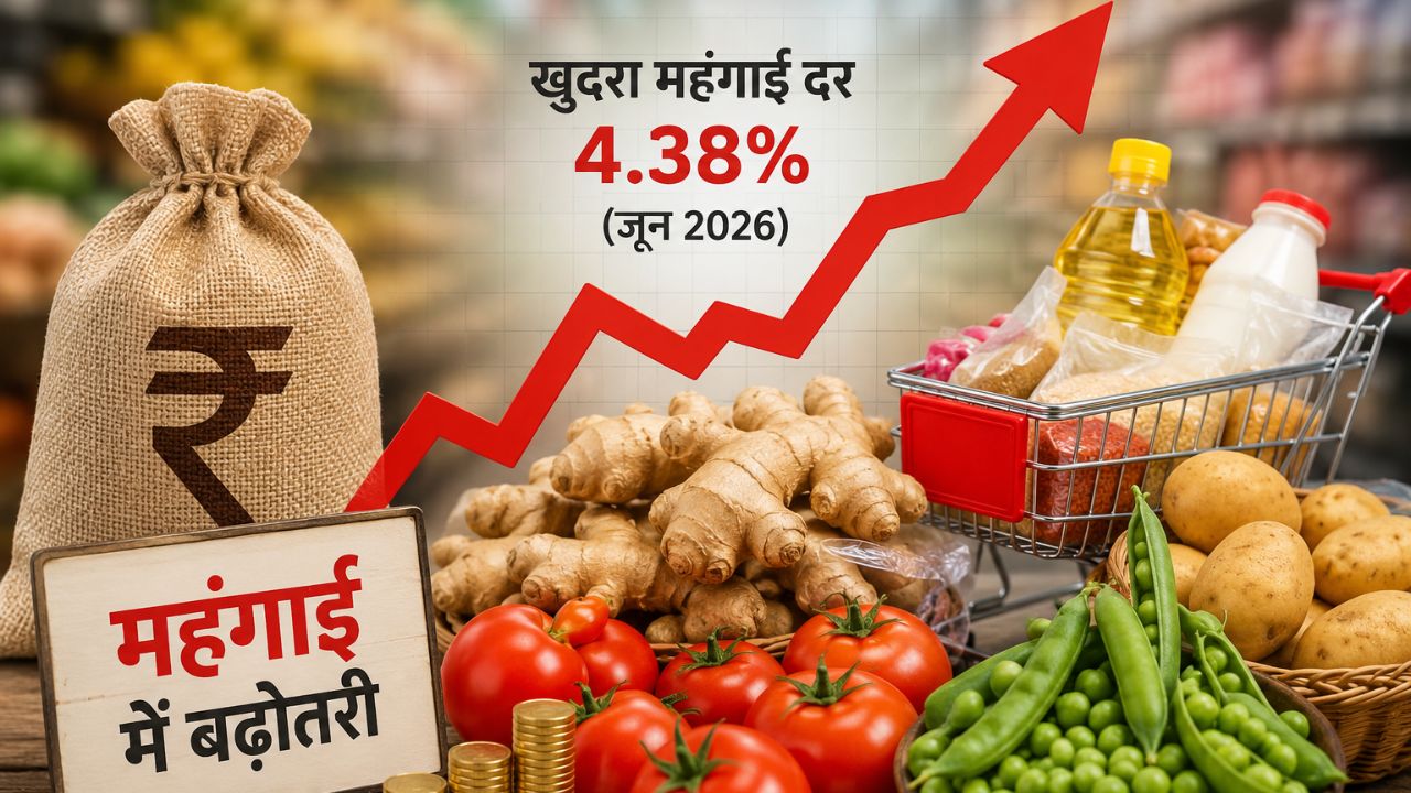 India Retail Inflation Rises To 4 Point 38 Percent Food Inflation Crosses 5 Percent In June 2026