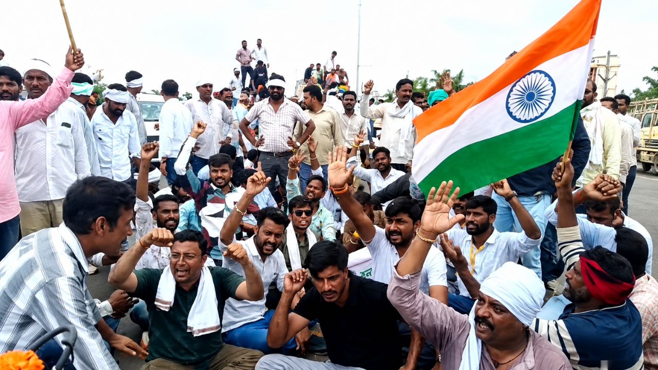 Madhya Pradesh Farmers Protest Farmers Camp In Bhopal Demand 100 Percent Mung Bean Procurement