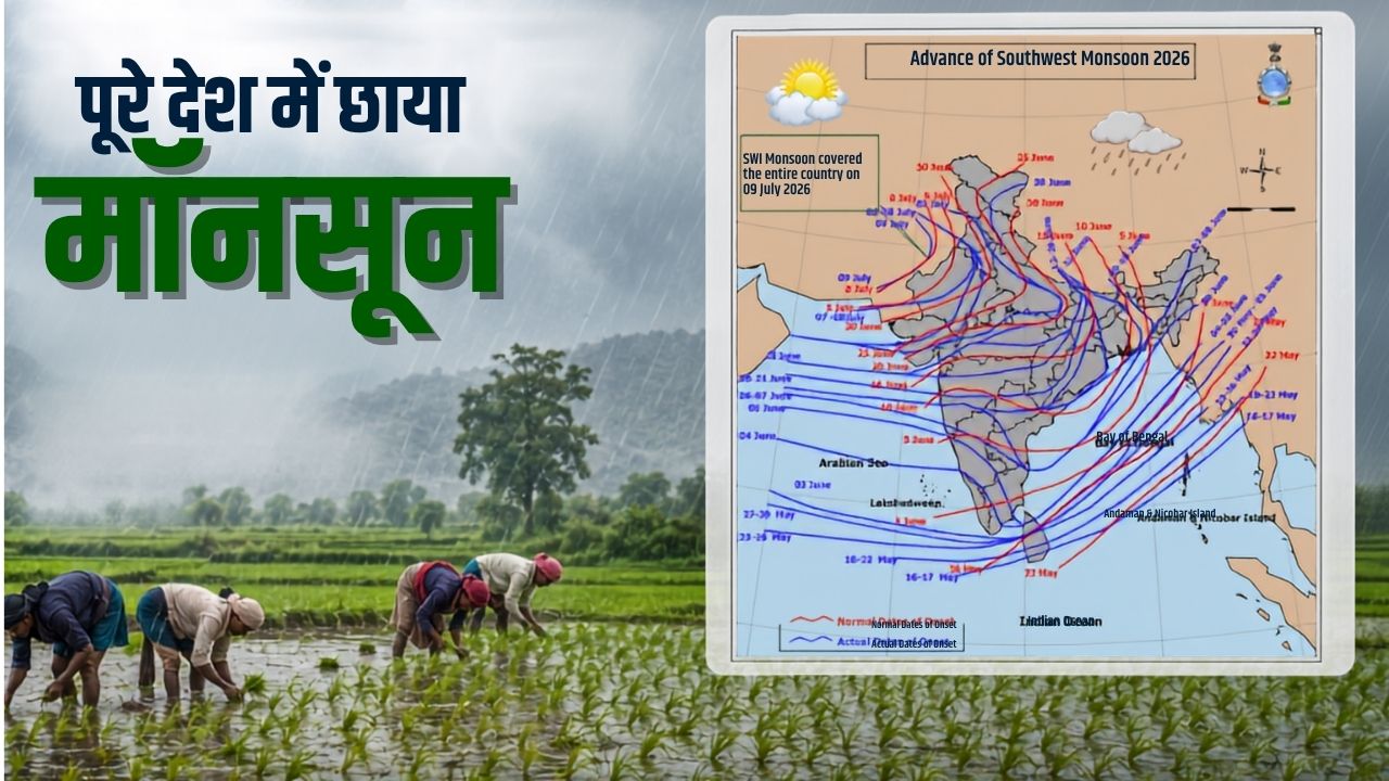 Southwest Monsoon Covers Entire India July Rainfall To Boost Kharif Sowing Imd Update