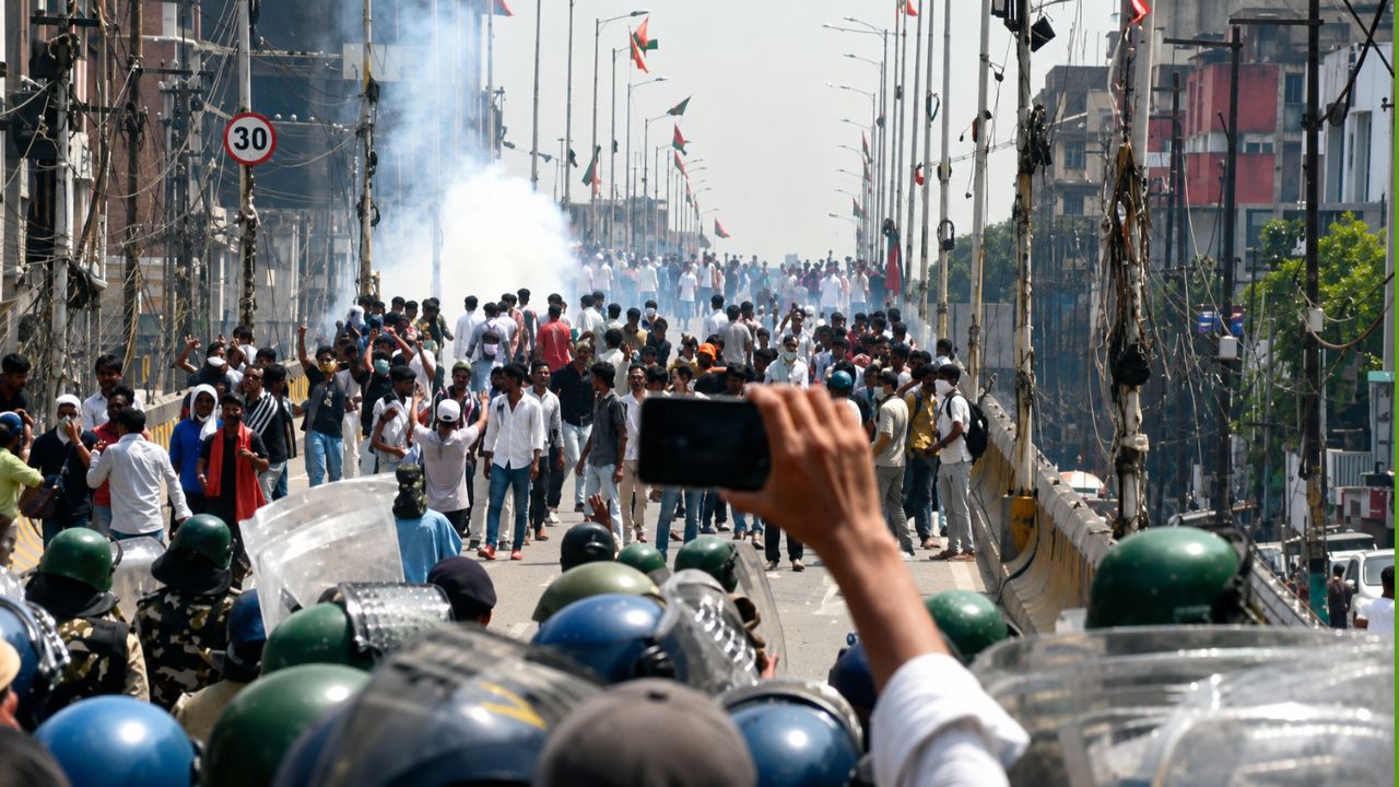 Bihar Bandh Violence And Stone Pelting During Protest Students Clash Fiercely With Police In Several Cities Heavy Force Deployed