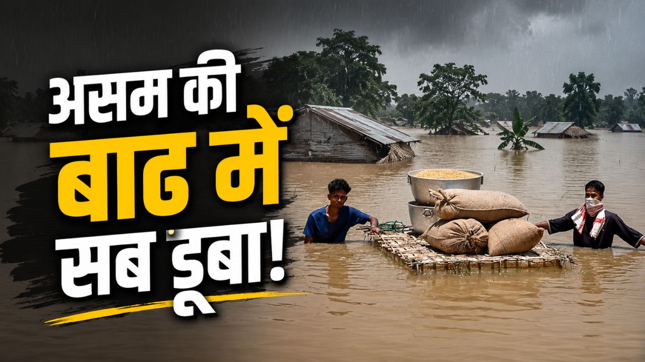 Floods In Assam Submerged 2157 Villages And Destroyed Crops Across 46000 Hectares 25000 Animals Died