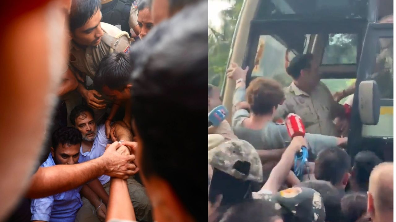 पुलिस कार्रवाई के बीच प्रियंका गांधी वाड्रा ने केंद्र सरकार पर निशाना साधते हुए कहा कि सरकार विपक्ष की आवाज से डर गई है. उन्होंने कहा, पुलिस कार्रवाई के बीच प्रियंका गांधी वाड्रा ने केंद्र सरकार पर निशाना साधते हुए कहा कि सरकार विपक्ष की आवाज से डर गई है. उन्होंने कहा,