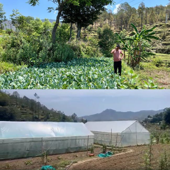 Uttarakhand success farmer Naresh Bhatt