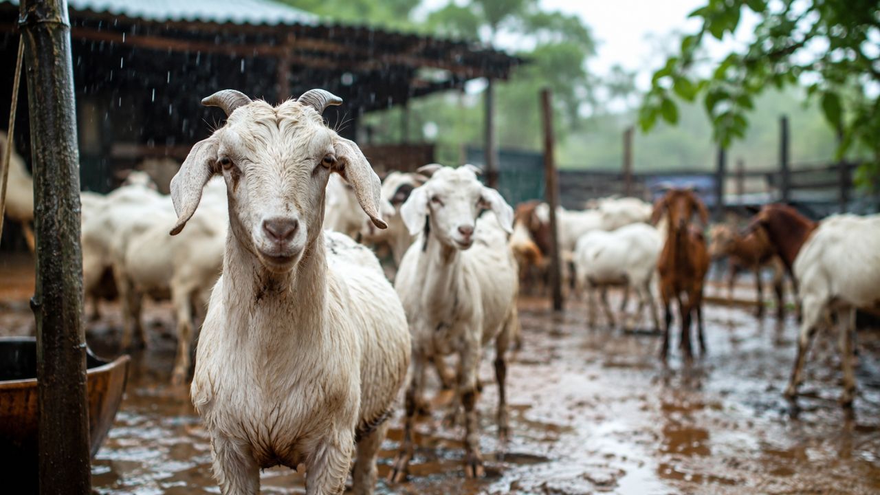 Monsoon Goat Health Risk Worms Increase Expert Prevention Tips Animal Care