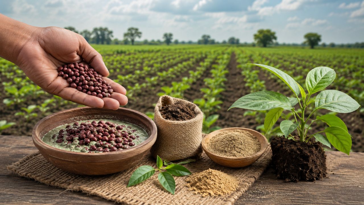 10 Gram Seed Treatment Reduce Fertilizer Cost By 25 Percent Stronger Crops