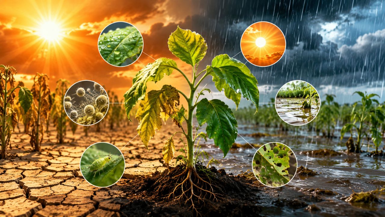 Plants Feel Stress Plant Stress Science Agriculture Expert Explains