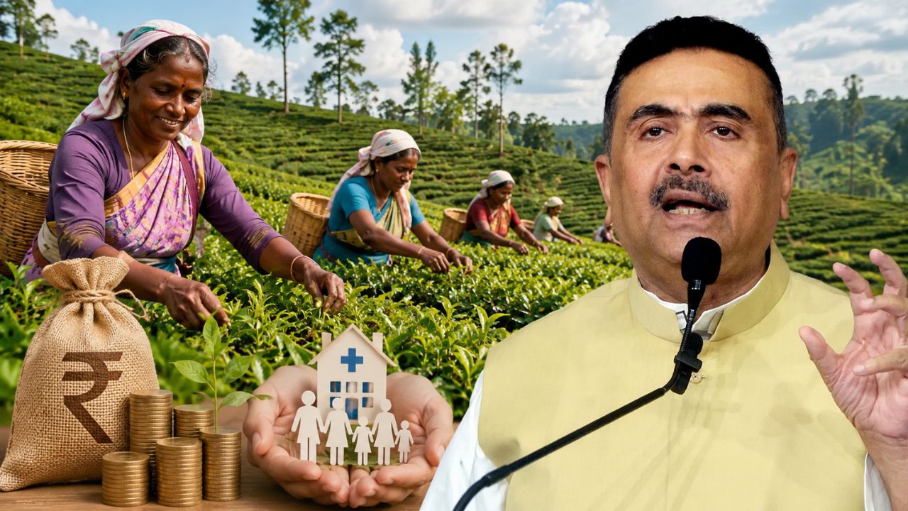 West Bengal Tea Garden Workers Government 313 Crore Education Health Support
