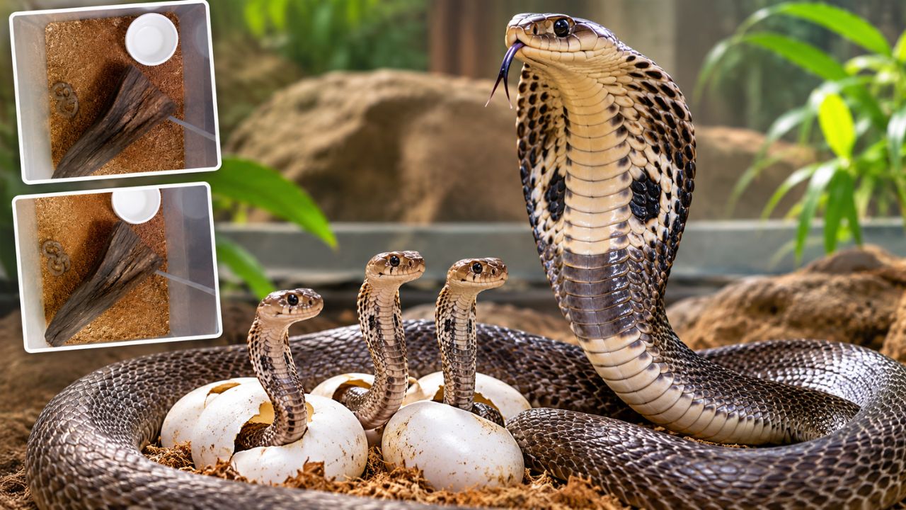 Artificial Incubation Success Delhi Zoo Three Cobra Hatchlings After 15 Years