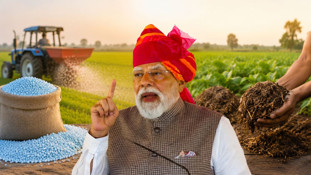 Fertilizer Subsidy Vs Natural Farming Pm Modi 3000 Rupee Urea 300 Rupees Debate
