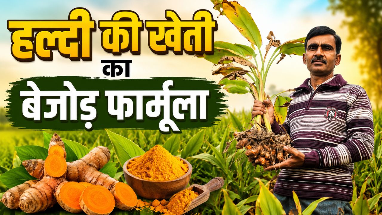 Success Story Surendra Kumar Tyagi Uttar Pradesh Farmer Turmeric Farming 5 Lakh Income
