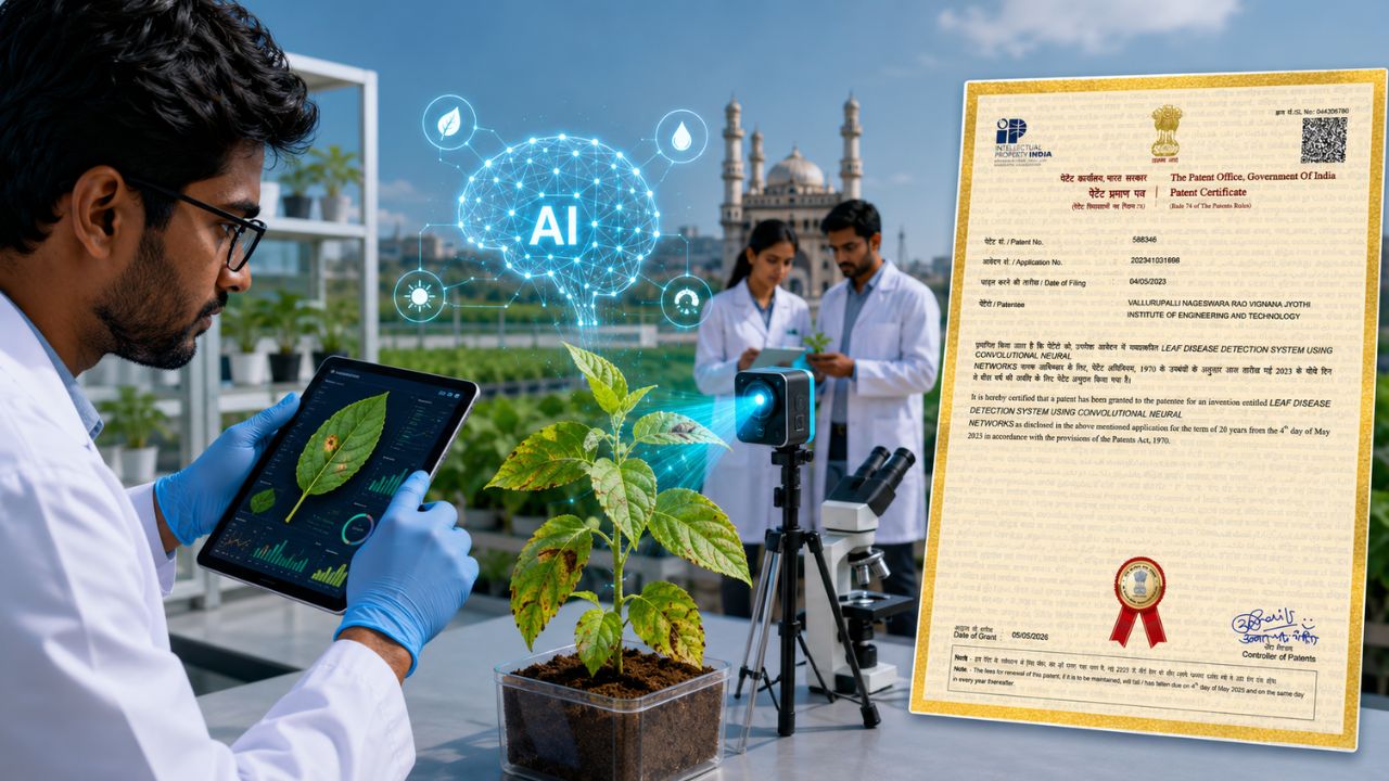 Hyderabad Researchers Ai Leaf Disease Detection System Smart Farming