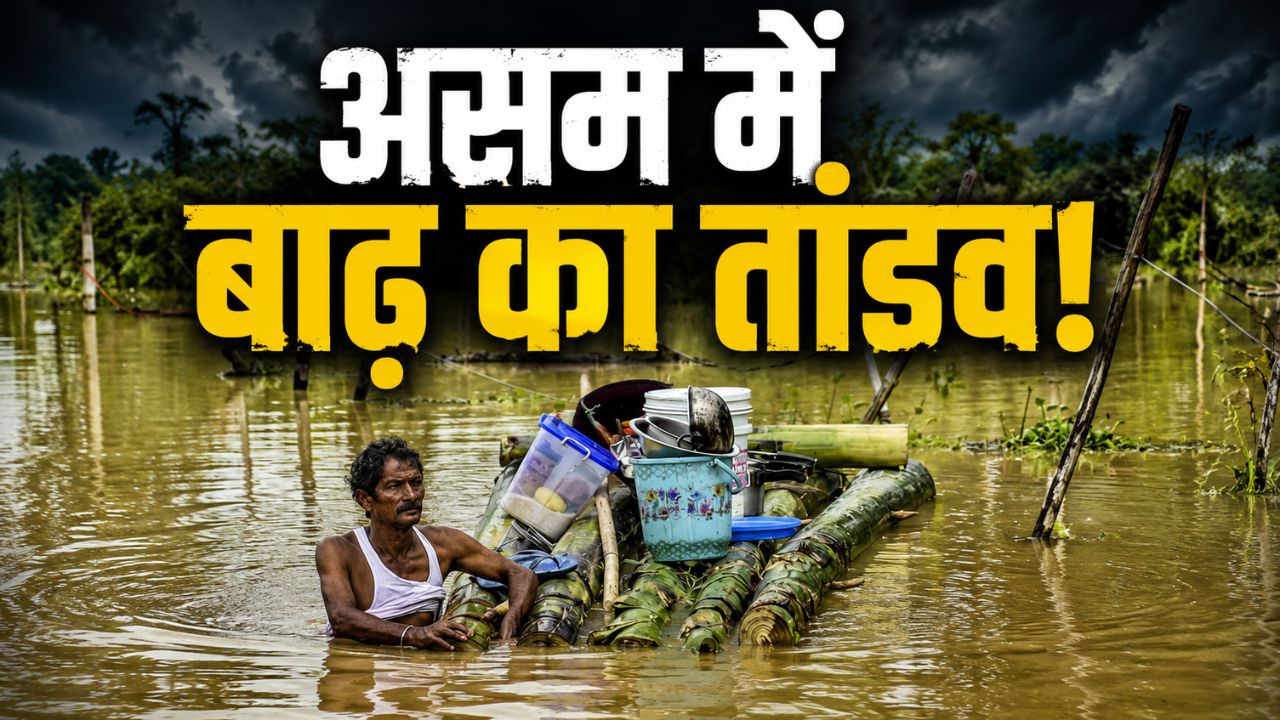 Assam Flood Crisis 78 Deaths 3 Lakh People Affected Heavy Rain Alert