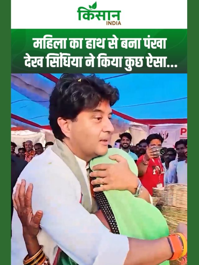 पीएम स्वनिधि योजना पर बोले ज्योतिरादित्य सिंधिया, महिला के हाथ से बना पंखा देख किया कुछ ऐसा...