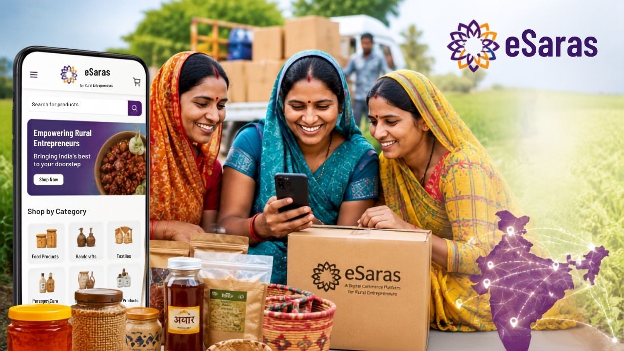 Esaras Digital Platform Empowers 8 Point 99 Crore Shg Women Rural Entrepreneurs 11 Years Of Digital India