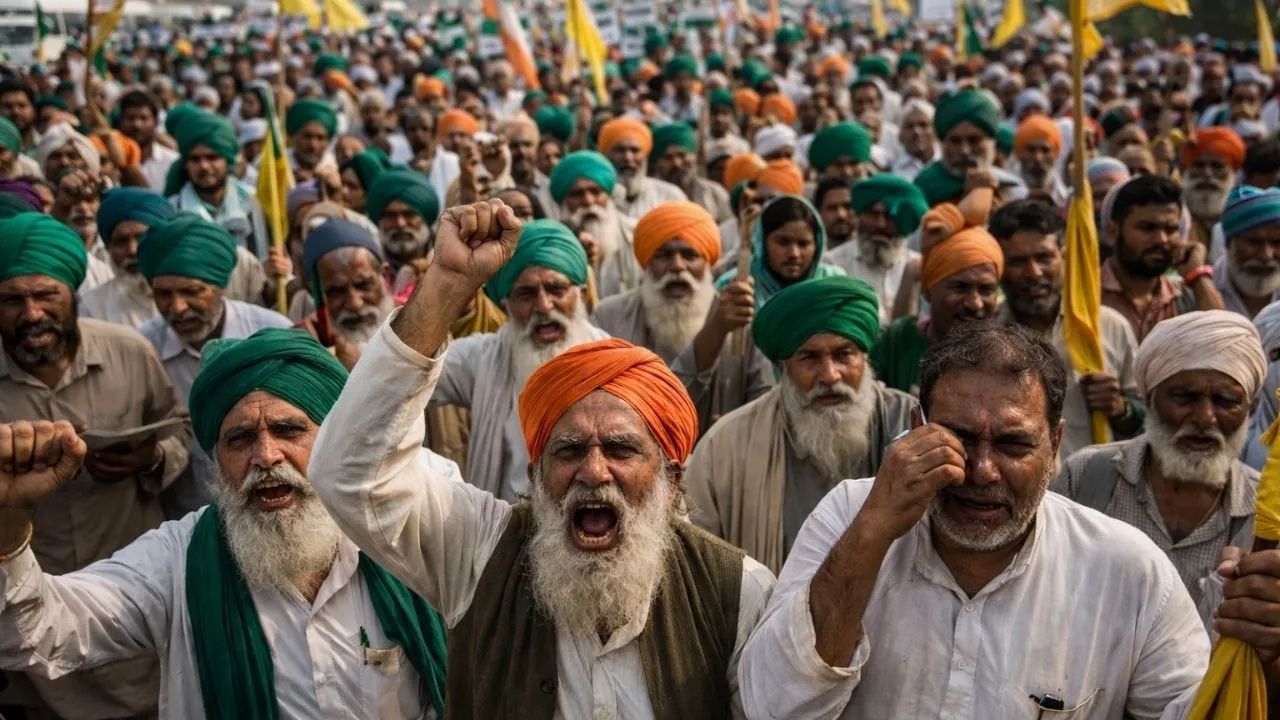 Kisan Delhi March Section 163 Invoked At Shambhu Border Farmers Protest