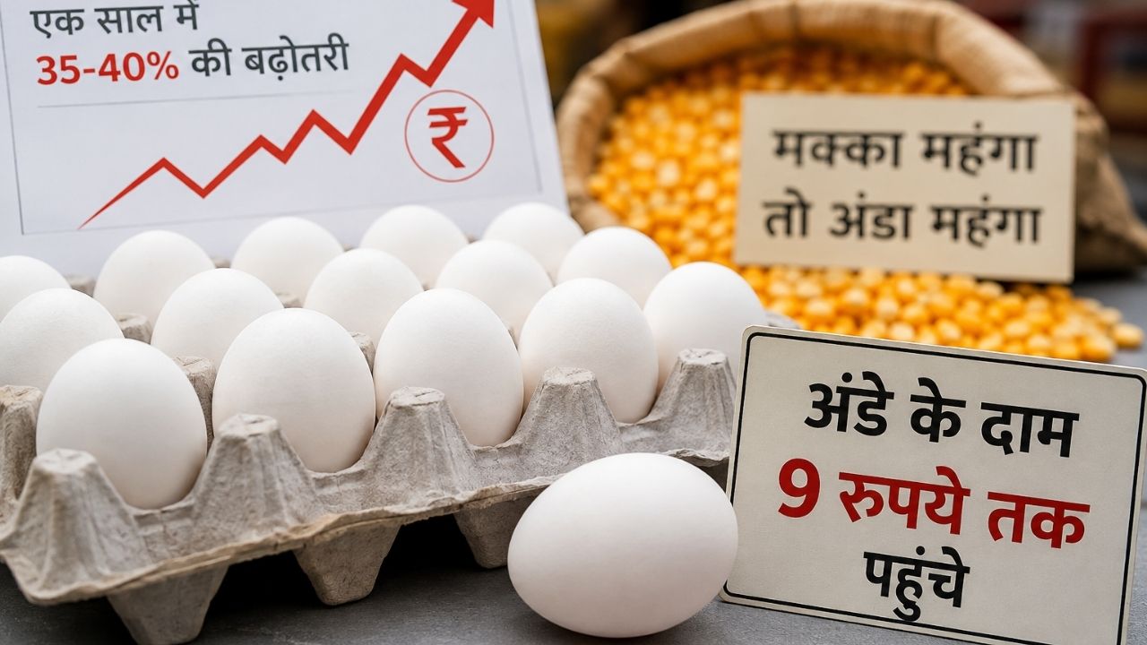 अंडा खाने वालों को झटका! 35-40 फीसदी बढ़े दाम, मक्के से लेकर एथेनॉल तक.. समझें पूरी वजह