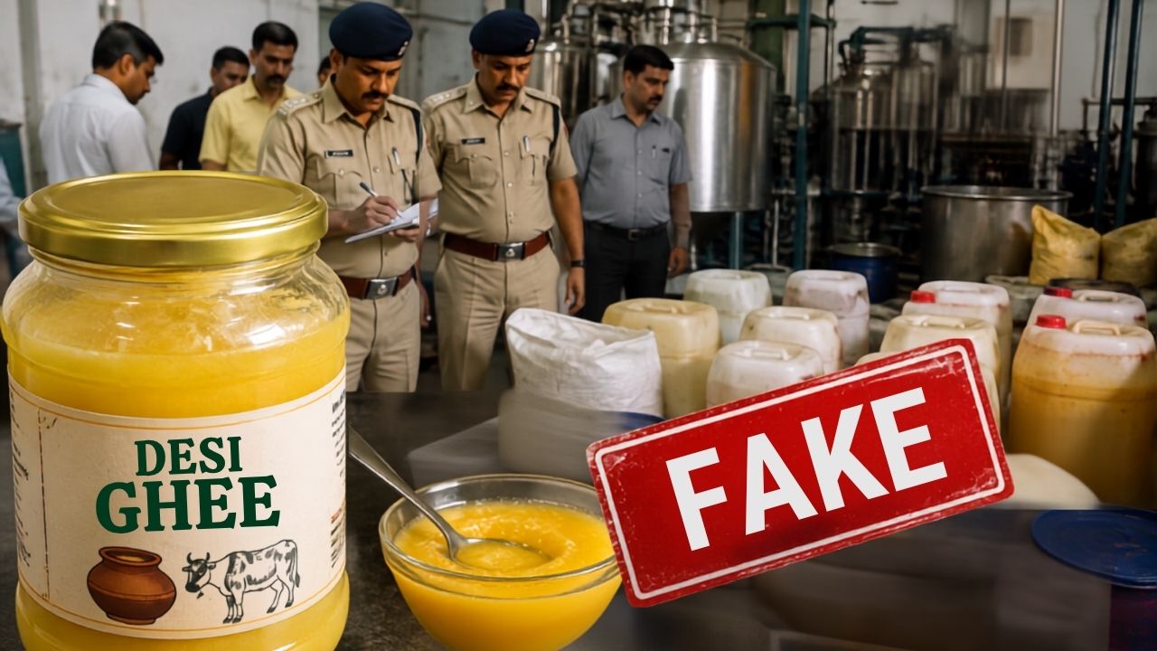Gujarat Fake Desi Ghee Racket Busted Material Worth 1 Point 67 Crore Seized By Police