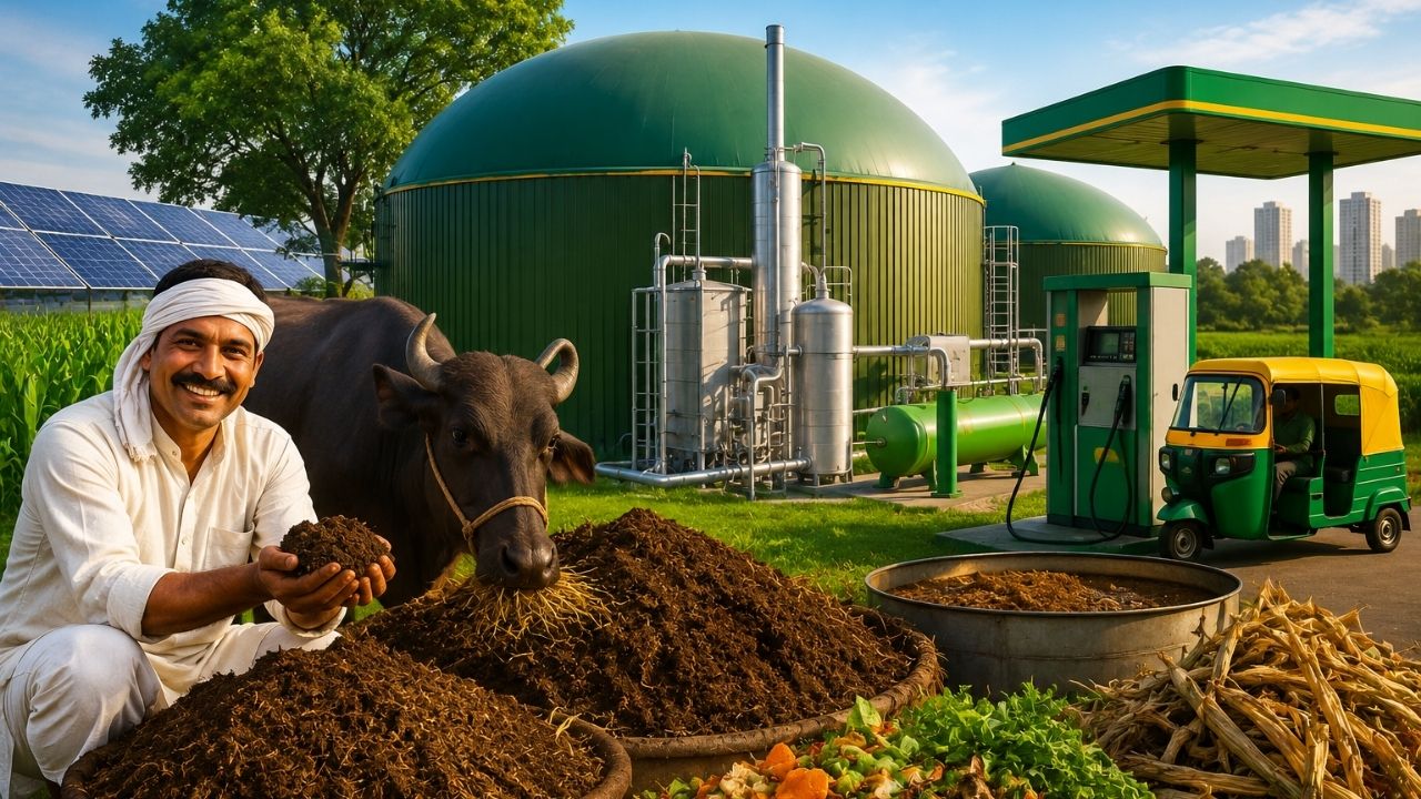Cabinet Approved Gobardhan Scheme Worth Rs 23731 Crore To Boost Compressed Biogas Production