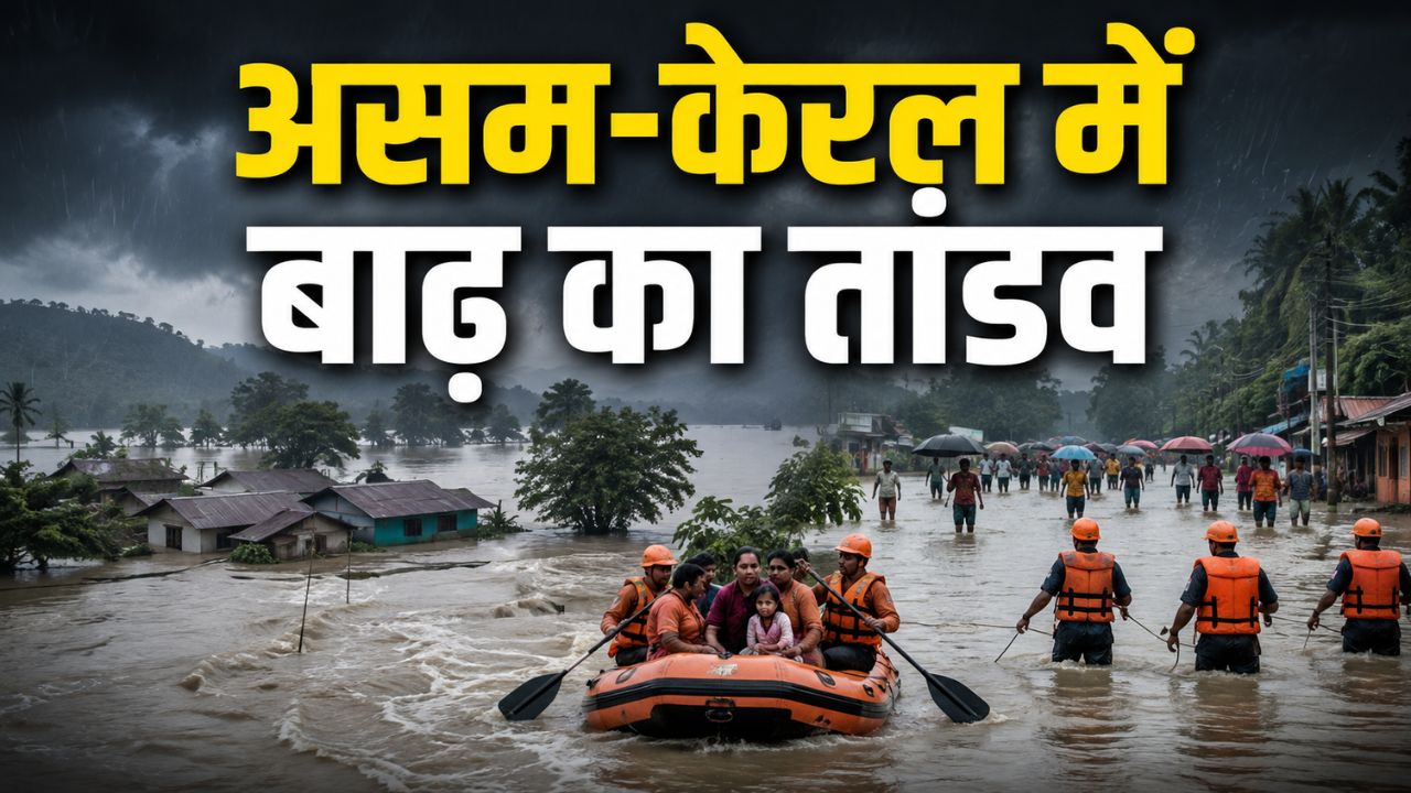 Assam Kerala Flood Crisis Heavy Rain Relief Operation Update