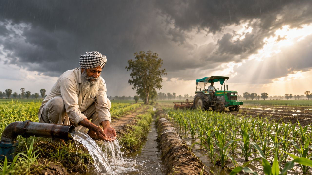 Rain Brings Relief To Farmers Punjab Haryana Irrigation Costs Fall Crops Revive