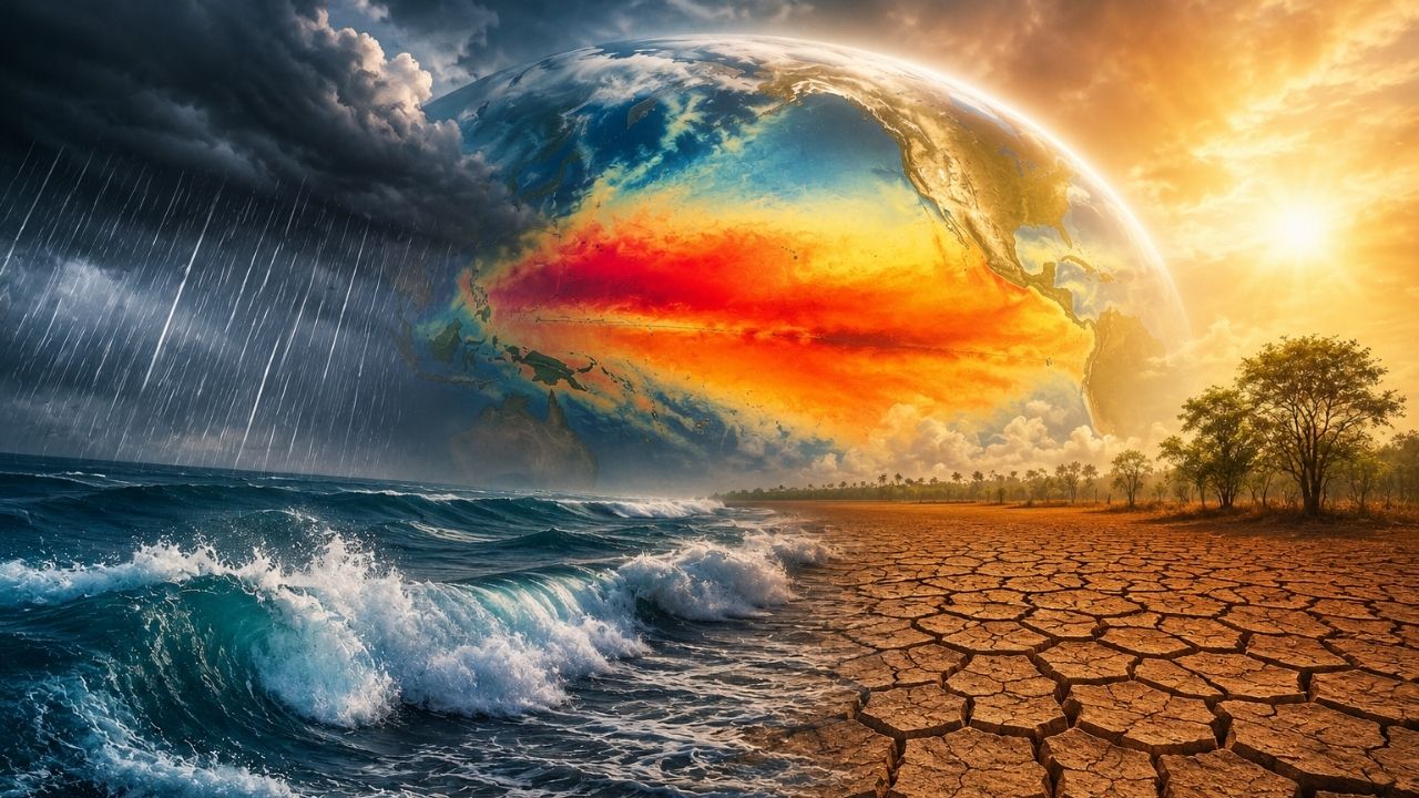 2027 तक पीछा नहीं छोड़ेगा अल नीनो! WMO की बड़ी चेतावनी, समंदर में 8 डिग्री सेल्सियस ज्यादा गर्मी 2027 तक पीछा नहीं छोड़ेगा अल नीनो! WMO की बड़ी चेतावनी, समंदर में 8 डिग्री सेल्सियस ज्यादा गर्मी