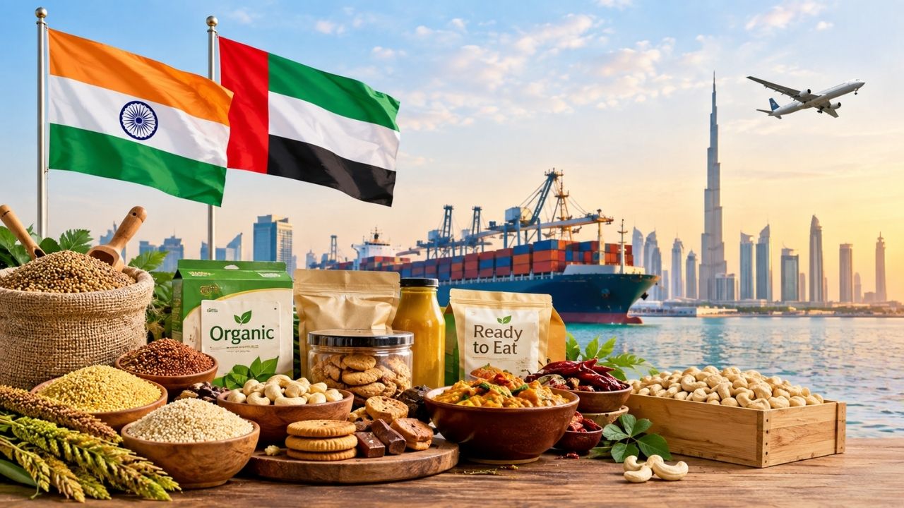 India-UAE FTA: भारतीय खाद्य उत्पादों के लिए खुला बड़ा बाजार, मिलेट से रेडी-टू-ईट तक बढ़ेंगे निर्यात के मौके