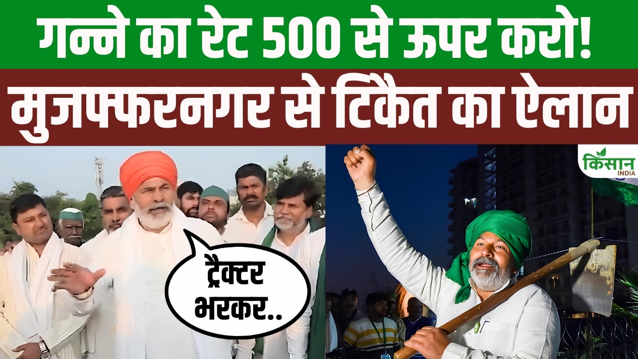 Rakesh Tikait Demand Sugarcane Frp Hike Up To Rs 500 Per Quintal